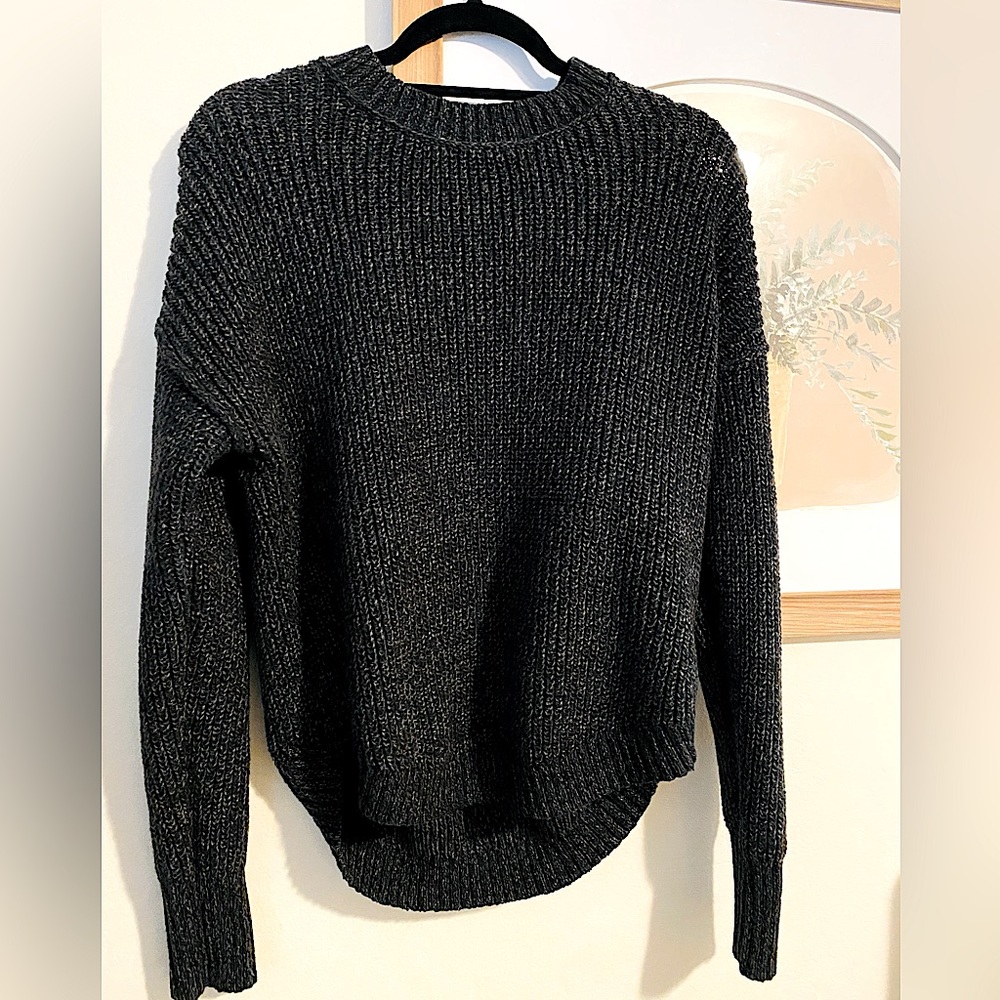 EUC--SO Goods for Life Clothing-Target Line-Grey/Black-Size L sweater